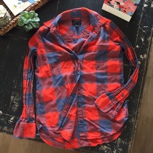 J.CREW flannel BOY fit size 00P